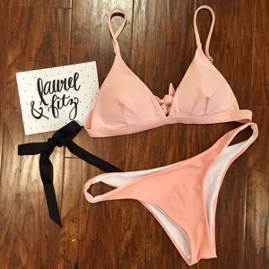 Pink Triangle Cheeky Bikini